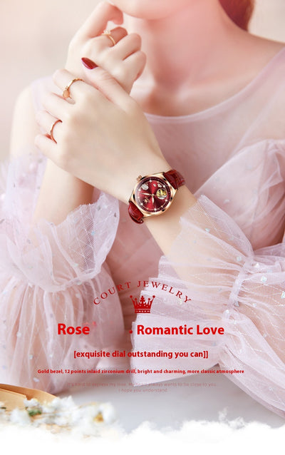 Reloj Mecánico Impermeable para Mujer - Elegancia Resistente - Image 7