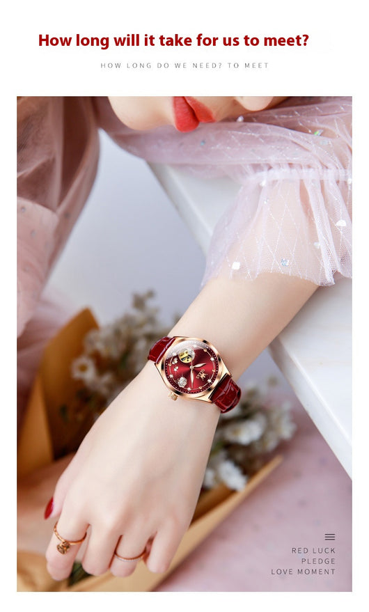 Reloj Mecánico Impermeable para Mujer - Elegancia Resistente - Image 10