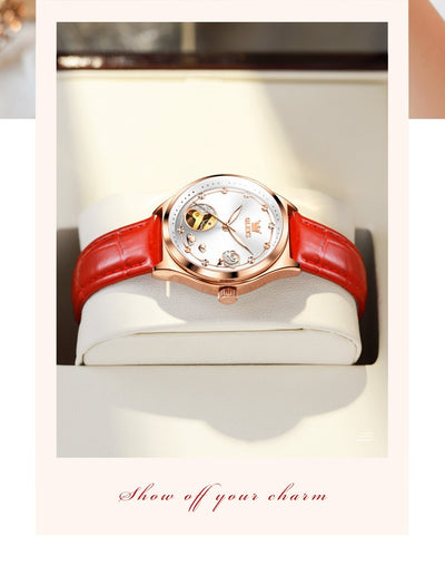 Reloj Mecánico Impermeable para Mujer - Elegancia Resistente - Image 13