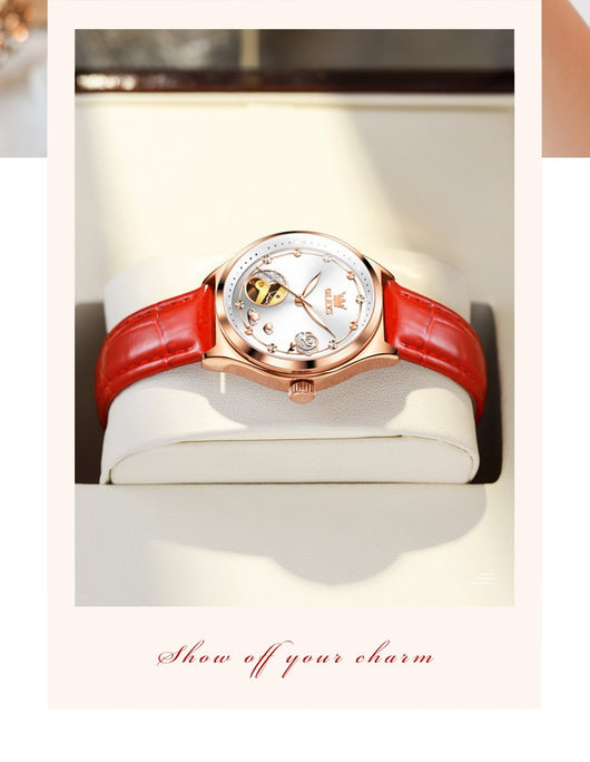 Reloj Mecánico Impermeable para Mujer - Elegancia Resistente - Image 13