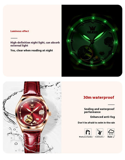 Reloj Mecánico Impermeable para Mujer - Elegancia Resistente - Image 14