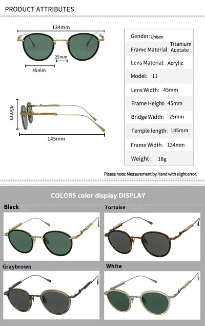 Gafas Redondas Vintage de Diseño Artístico para Jóvenes - Image 17