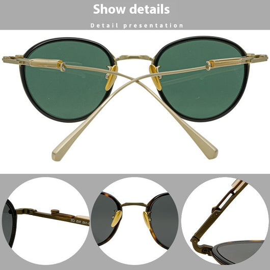 Gafas Redondas Vintage de Diseño Artístico para Jóvenes - Image 21