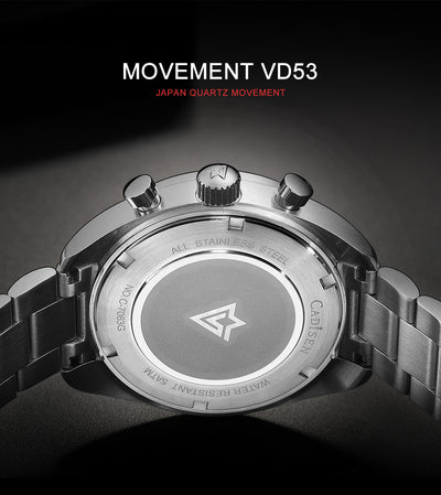 Reloj de Cuarzo Multifunción Tres Esferas Resistente al Agua para Hombre - Image 13