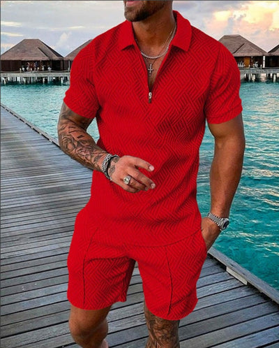 Conjunto Casual de Verano para Hombre: Playera y Shorts Cómodos - Image 27