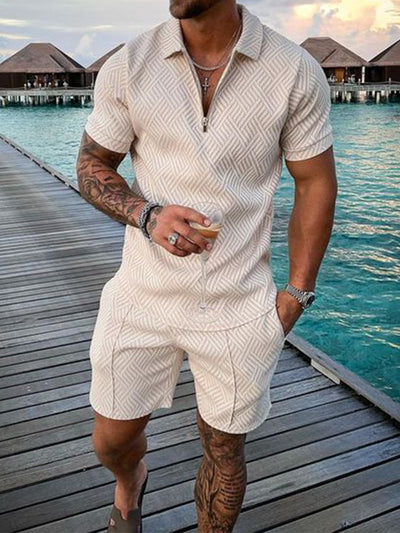 Conjunto Casual de Verano para Hombre: Playera y Shorts Cómodos - Image 28