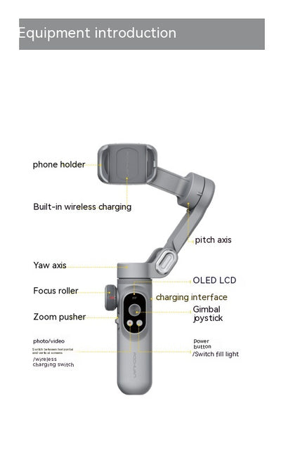 Estabilizador PTZ Móvil Pro con Inteligencia Artificial Antivibraciones de Tres Ejes - Image 15