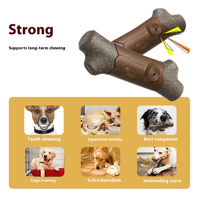 Juguete para Perro Resistente a Mordidas con Sonido y Masajeador de Encías - Image 10
