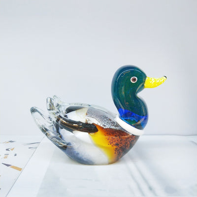 Pato Mandarín de Cristal - Decoración Artesanal Estilo Antiguo - Image 23