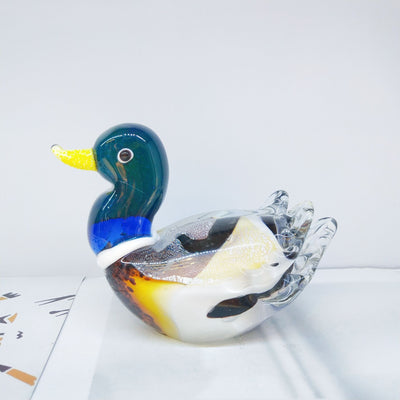 Pato Mandarín de Cristal - Decoración Artesanal Estilo Antiguo - Image 31