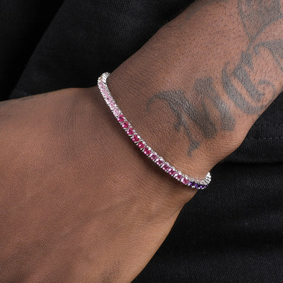Pulsera Tenis Plata 925 con Zirconia Cúbica para Parejas - Image 12