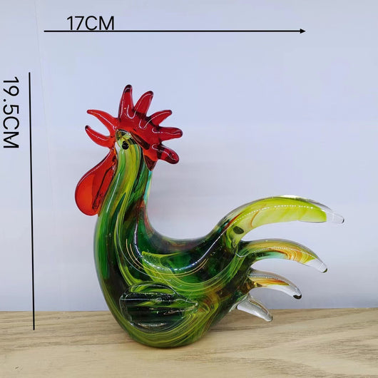 Adorno de Pollo de Cristal Estilo Francés Antiguo para Decoración del Hogar - Image 18