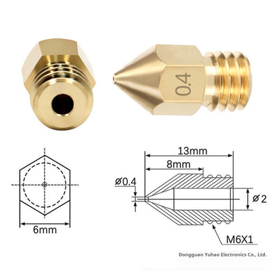 Kit de Mantenimiento para Boquilla MK8 - Punta de Latón y Pasador de Limpieza - Image 15