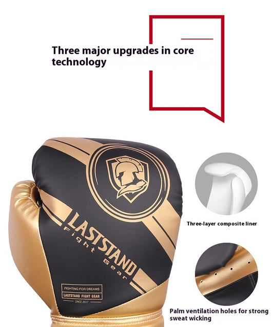 Guantes de Boxeo Profesional Sanda para Combate y Competencia - Image 36