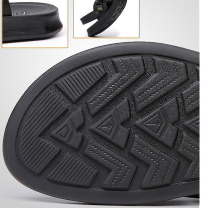 Sandalias Versátiles para Hombre: Comodidad Antideslizante para Conducir y Casual - Image 10