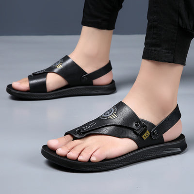 Sandalias Versátiles para Hombre: Comodidad Antideslizante para Conducir y Casual - Image 13