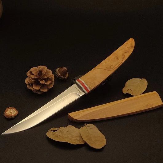 Cuchillo Forjado 3 en 1 para Acampada - Hoja de Acero Afilada Portátil - Image 8