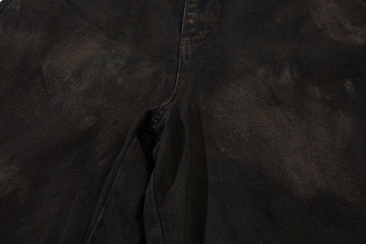 Shorts Denim Vintage Desgastado para Hombre con Efecto Spray - Image 24