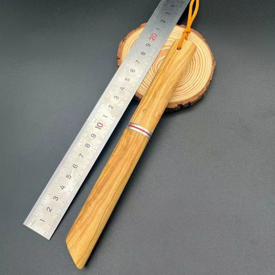 Cuchillo de Acero Damasco con Mango de Madera de Olivo - Image 7