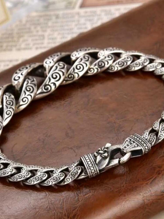 Pulsera Retro Dragones Chinos Dobles de Autoridad - Image 16