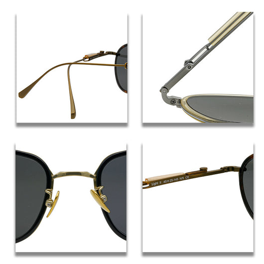 Gafas de Sol Polarizadas Titanio Puro con Diseño Geométrico - Image 16