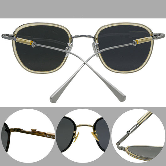 Gafas de Sol Polarizadas Titanio Puro con Diseño Geométrico - Image 17