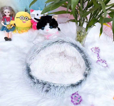 Cama 2 en 1 para Perros y Gatos - Cama Cálida de Felpa Suave Tipo Casa - Image 84