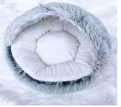 Cama 2 en 1 para Perros y Gatos - Cama Cálida de Felpa Suave Tipo Casa - Image 86
