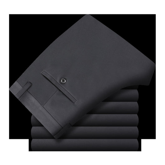 Pantalones de Seda Helada para Hombre - Corte Recto Casual Profesional - Image 16