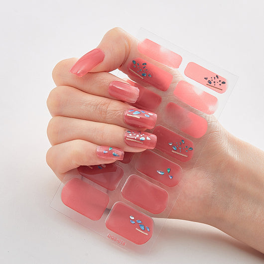 Uñas Adhesivas 3D con Efecto Láser y Bronceado - Diseño Premium - Image 49