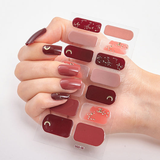 Uñas Adhesivas 3D con Efecto Láser y Bronceado - Diseño Premium - Image 51