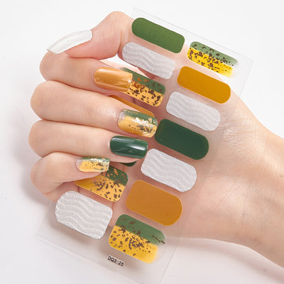 Uñas Adhesivas 3D con Efecto Láser y Bronceado - Diseño Premium - Image 57