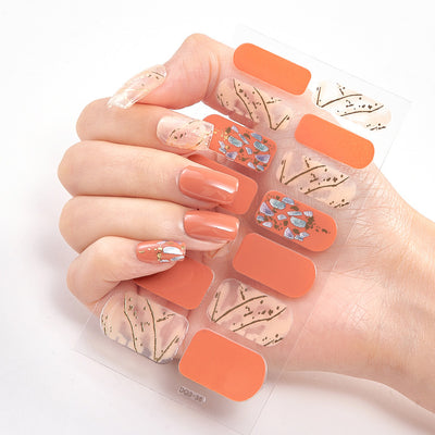 Uñas Adhesivas 3D con Efecto Láser y Bronceado - Diseño Premium - Image 64