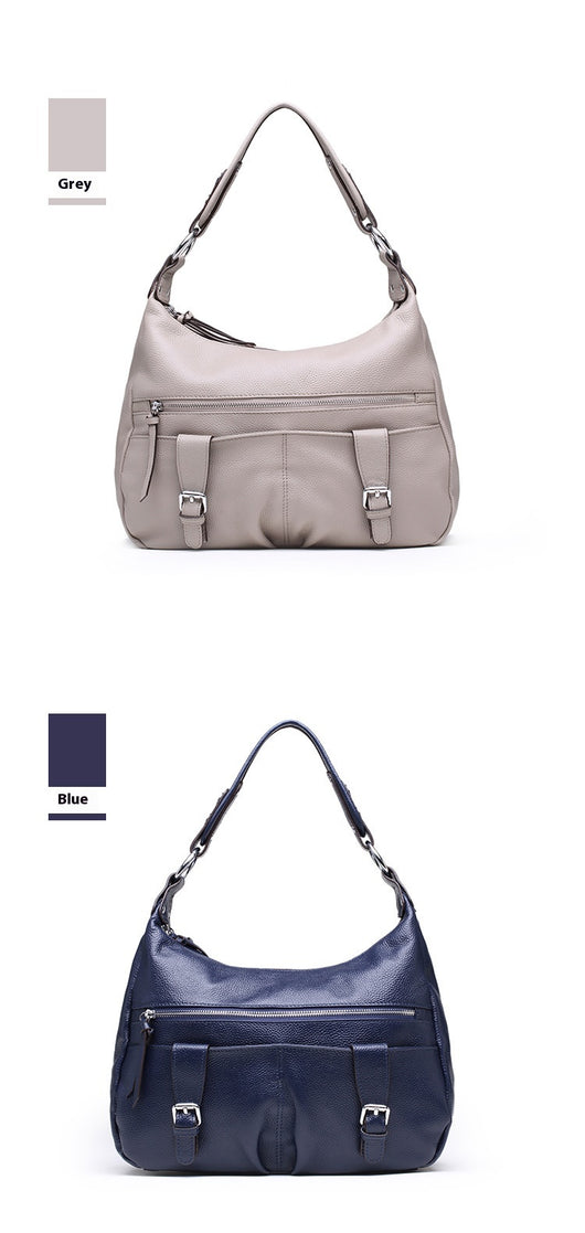 Bolsa Mensajera de Cuero Premium con Pliegues - Gran Capacidad para Mujer - Image 22