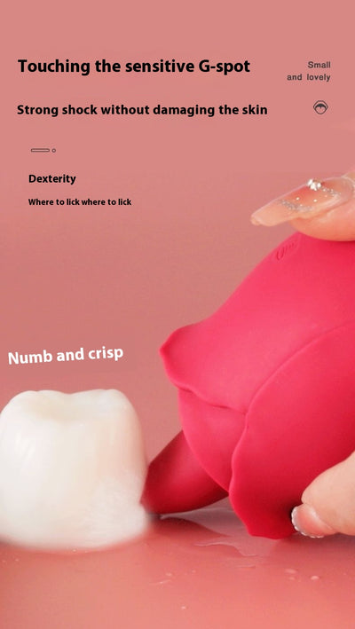 Estimulador Íntimo Rose Dream con Tecnología de Succión y Lengua - Image 13