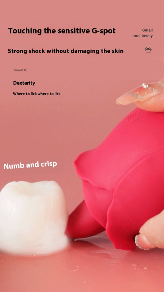 Estimulador Íntimo Rose Dream con Tecnología de Succión y Lengua - Image 13
