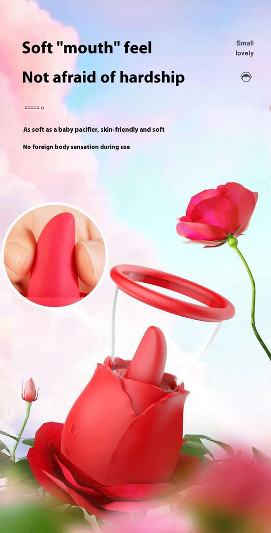 Estimulador Íntimo Rose Dream con Tecnología de Succión y Lengua - Image 18
