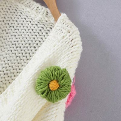 Cardigan Tejido a Mano con Bordado de Frutas y Jacquard - Image 33