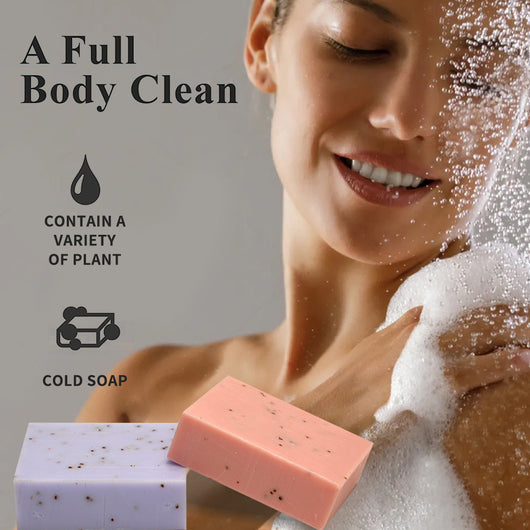 Jabón Artesanal de Aceites Esenciales con Efecto Escarcha para Baño y Cuerpo - Image 15