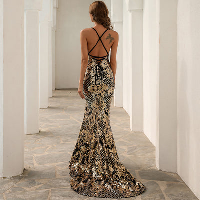 Vestido de Fiesta Leopardo con Tirantes Ajustables - Elegancia Sofisticada para Eventos - Image 8