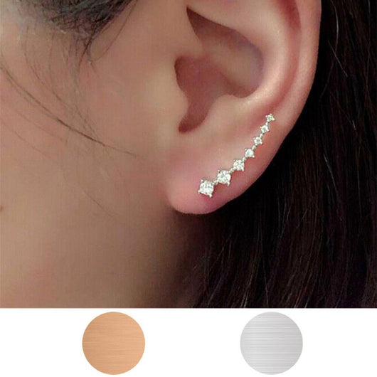 Aretes Largos de Cristales para Novia - Image 9