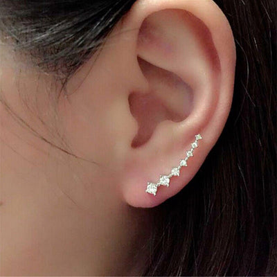 Aretes Largos de Cristales para Novia - Image 11