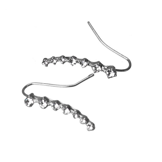 Aretes Largos de Cristales para Novia - Image 13