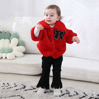 Capa Suéter Peludo para Niñas - Otoño e Invierno - Image 26
