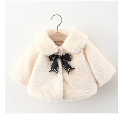 Capa Suéter Peludo para Niñas - Otoño e Invierno - Image 32