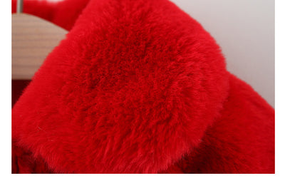 Capa Suéter Peludo para Niñas - Otoño e Invierno - Image 33