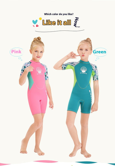 Traje de Baño Infantil de Una Pieza con Protección Solar - Image 10