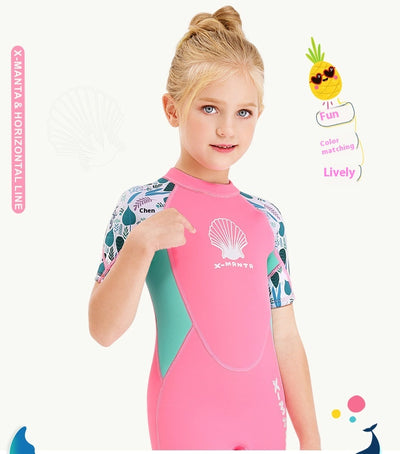 Traje de Baño Infantil de Una Pieza con Protección Solar - Image 19