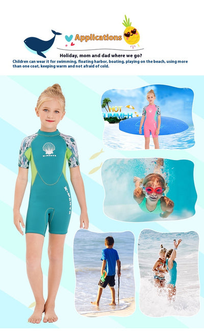 Traje de Baño Infantil de Una Pieza con Protección Solar - Image 23