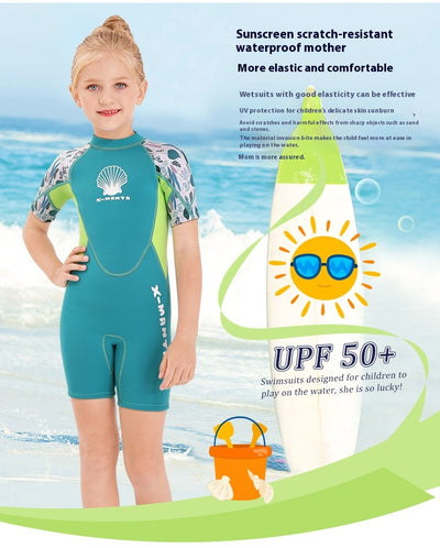Traje de Baño Infantil de Una Pieza con Protección Solar - Image 24